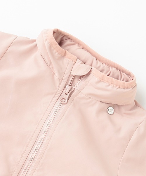 petit main（プティマイン）の「【撥水加工】ペプラムウィンドブレーカー（その他アウター・キッズ・ライトピンク/ライトベージュ/サックスブルー・130cm/110cm/90cm/120cm/100cm/80ｃｍ）」の11枚目の写真