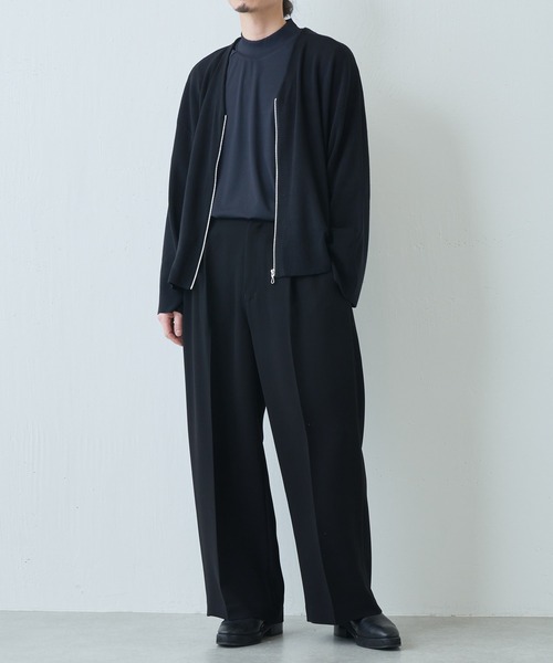 Lui's（ルイス）の「フレアスリーブZIPカーディガン（カーディガン/ボレロ・メンズ・グレー/ブラック・MEDIUM/SMALL）」の16枚目の写真