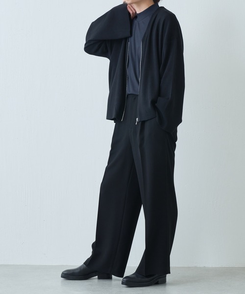 Lui's（ルイス）の「フレアスリーブZIPカーディガン（カーディガン/ボレロ・メンズ・グレー/ブラック・MEDIUM/SMALL）」の11枚目の写真