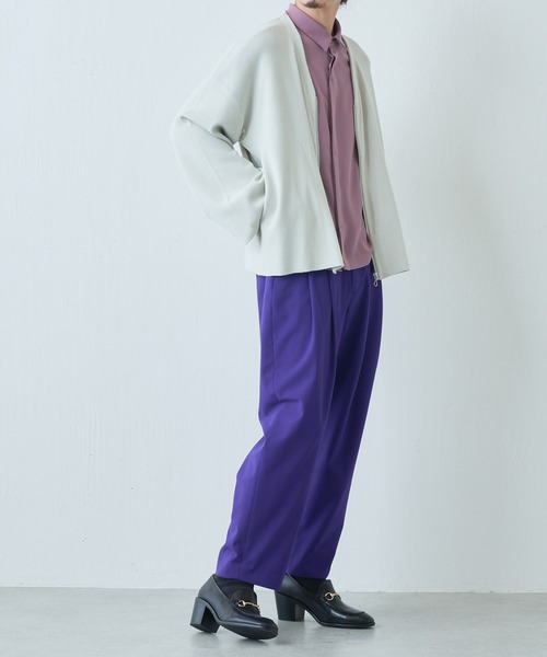 愛用 Lui's（ルイス）の「フレアスリーブZIPカーディガン トップス