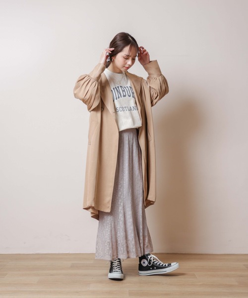 flower（フラワー）の「エディンバラロゴスウェット（スウェット・レディース・アイボリー・FREE）」の17枚目の写真