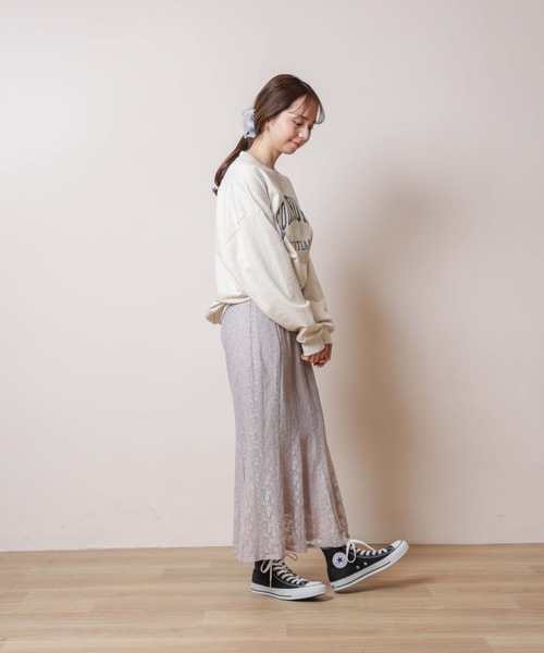 flower（フラワー）の「エディンバラロゴスウェット（スウェット・レディース・アイボリー・FREE）」の11枚目の写真