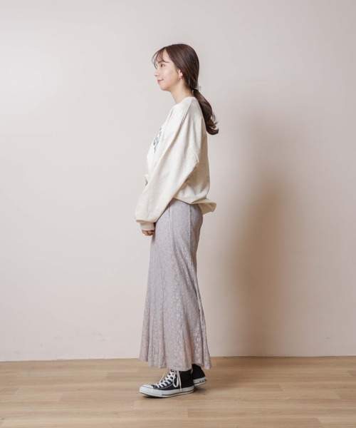 flower（フラワー）の「エディンバラロゴスウェット（スウェット・レディース・アイボリー・FREE）」の18枚目の写真