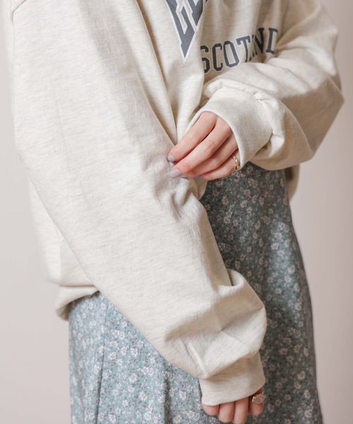 flower（フラワー）の「エディンバラロゴスウェット（スウェット・レディース・アイボリー・FREE）」の19枚目の写真