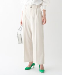 OPAQUE.CLIP | メランジカルゼ ストレートパンツ(その他パンツ)