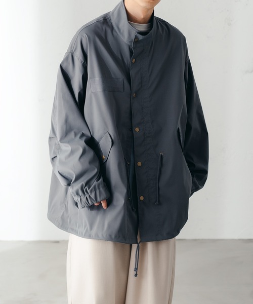 epnok（エプノック）の「ミリタリールーズジャケット（ミリタリージャケット・メンズ・カーキ/グレイッシュブルー・SMALL/MEDIUM/LARGE）」の16枚目の写真