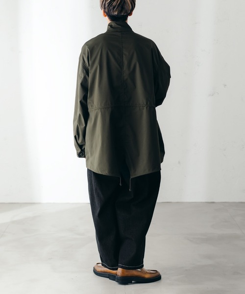 epnok（エプノック）の「ミリタリールーズジャケット（ミリタリージャケット・メンズ・カーキ/グレイッシュブルー・SMALL/MEDIUM/LARGE）」の8枚目の写真