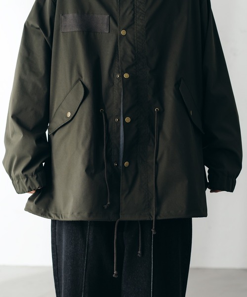 epnok（エプノック）の「ミリタリールーズジャケット（ミリタリージャケット・メンズ・カーキ/グレイッシュブルー・SMALL/MEDIUM/LARGE）」の11枚目の写真