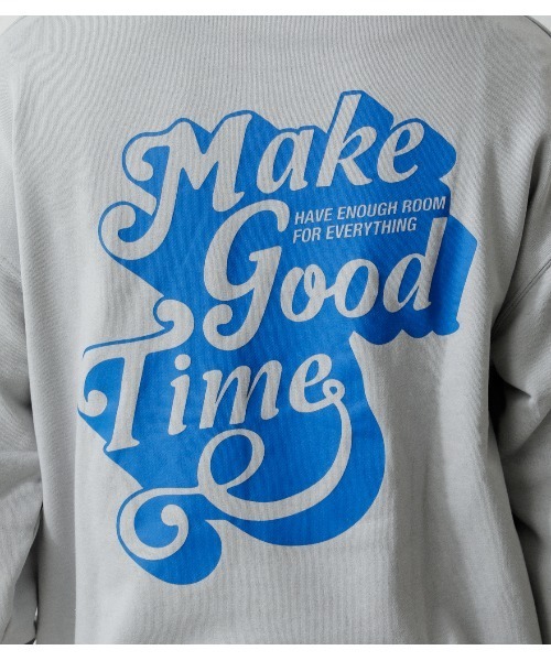AZUL by moussy（アズールバイマウジー）の「MAKE GOOD TIME HOODIE/メイクグッドタイムフーディ（パーカー・メンズ・ブラック/ライトグレー/ライトグリーン・LARGE/MEDIUM）」の19枚目の写真
