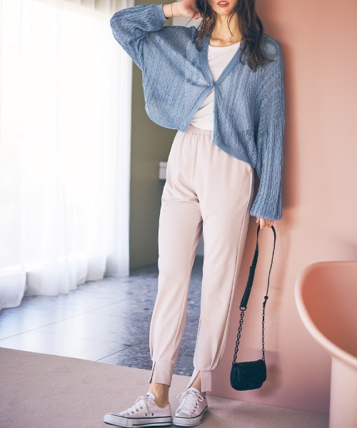 RANAN(ラナン)の「裾スリットパンツ(その他パンツ・レディース・ブラック/ベージュ・LL/M/L)」の7枚目の写真