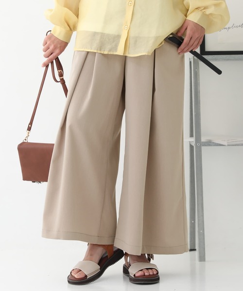 n'OrLABEL（ノアールレーベル）の「【廃盤】『ボックスタックワイドパンツ』（その他パンツ・レディース・ブラック/ベージュ/ライトカーキ・LONG/REGULAR）」の9枚目の写真