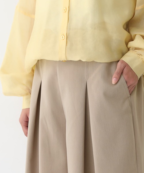 n'OrLABEL（ノアールレーベル）の「【廃盤】『ボックスタックワイドパンツ』（その他パンツ・レディース・ブラック/ベージュ/ライトカーキ・LONG/REGULAR）」の10枚目の写真