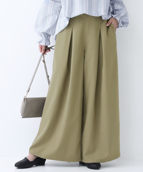 n'OrLABEL（ノアールレーベル）の「【廃盤】『ボックスタックワイドパンツ』（その他パンツ・レディース・ブラック/ベージュ/ライトカーキ・LONG/REGULAR）」の4枚目の写真