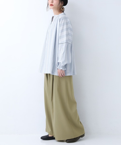 n'OrLABEL（ノアールレーベル）の「【廃盤】『ボックスタックワイドパンツ』（その他パンツ・レディース・ブラック/ベージュ/ライトカーキ・LONG/REGULAR）」の7枚目の写真