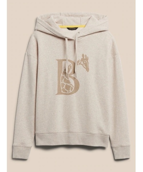BANANA REPUBLIC FACTORY STORE（バナナリパブリック ファクトリーストア）の「BANANA REPUBLIC FACTORY STORE　　ロゴパーカー（パーカー・レディース・オフホワイト/ナチュラル・S/M/L/XS）」の5枚目の写真