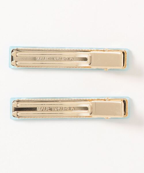 lilLilly（リルリリー）の「マーブルヘアピン（ヘアピン・レディース・ホワイト/ブラック/ピンク/ブルー・FREE）」の6枚目の写真