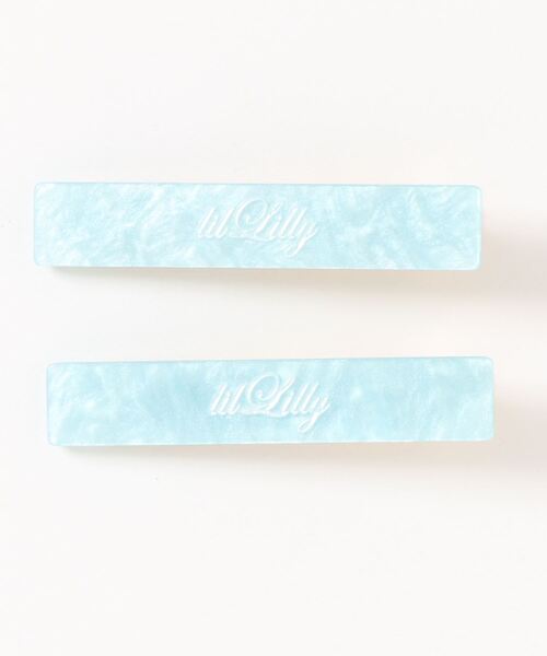 lilLilly（リルリリー）の「マーブルヘアピン（ヘアピン・レディース・ホワイト/ブラック/ピンク/ブルー・FREE）」の5枚目の写真