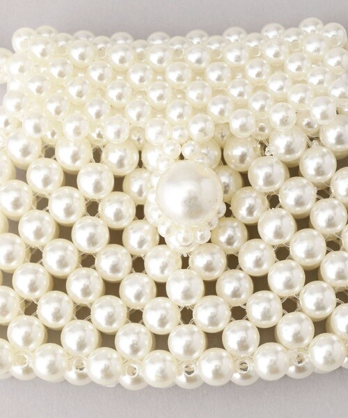 FREAK'S STORE（フリークスストア）の「bLicenscell/ブリスンセル pearl tiny正方形バッグ/パールタイニー正方形バッグ（ショルダーバッグ・レディース・ホワイト・ONE SIZE）」の6枚目の写真