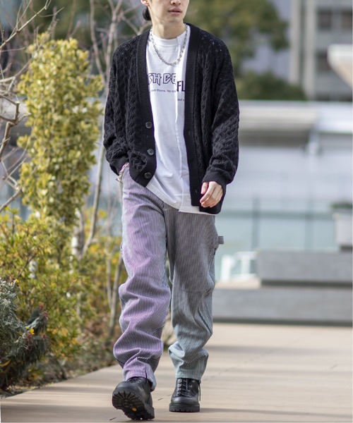 JOINT WORKS(ジョイントワークス)の「JW-CROCHET KNIT カーディガン(カーディガン/ボレロ・メンズ・ブラック/グリーン/イエロー・LARGE/MEDIUM)」の14枚目の写真
