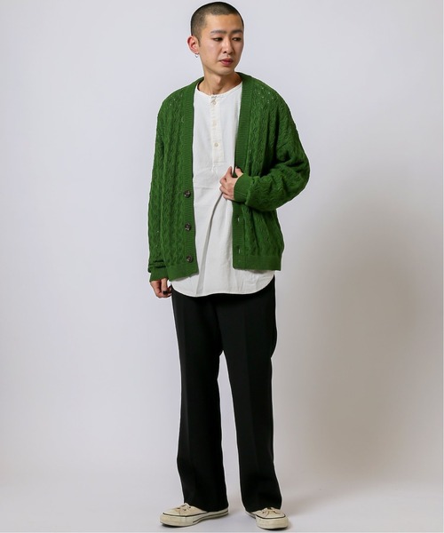 JOINT WORKS(ジョイントワークス)の「JW-CROCHET KNIT カーディガン(カーディガン/ボレロ・メンズ・ブラック/グリーン/イエロー・LARGE/MEDIUM)」の21枚目の写真