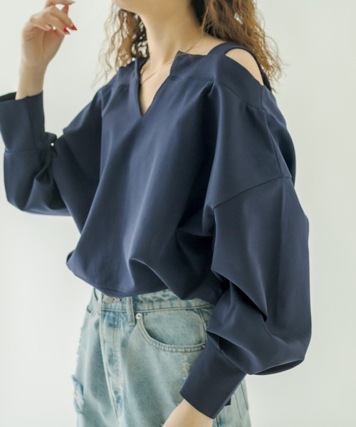 mystic（ミスティック）の「レイヤードトップス（その他トップス・レディース・オフホワイト/ネイビー/ピンク・FREE）」の19枚目の写真