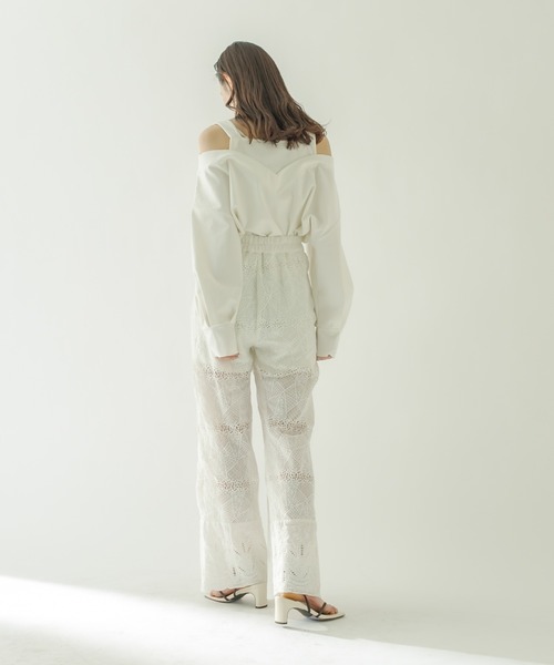 mystic（ミスティック）の「レイヤードトップス（その他トップス・レディース・オフホワイト/ネイビー/ピンク・FREE）」の12枚目の写真