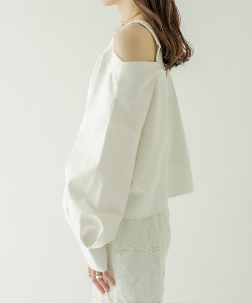 mystic（ミスティック）の「レイヤードトップス（その他トップス・レディース・オフホワイト/ネイビー/ピンク・FREE）」の10枚目の写真