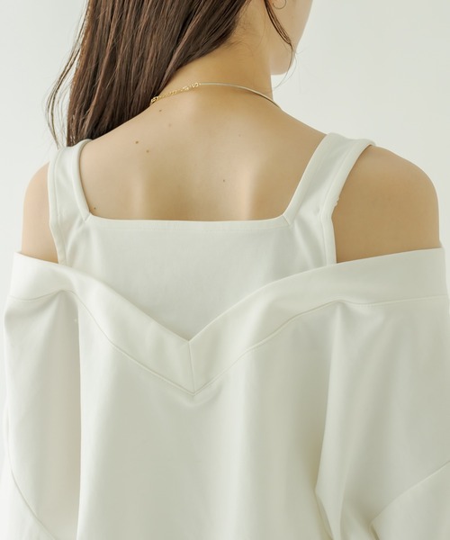 mystic（ミスティック）の「レイヤードトップス（その他トップス・レディース・オフホワイト/ネイビー/ピンク・FREE）」の21枚目の写真