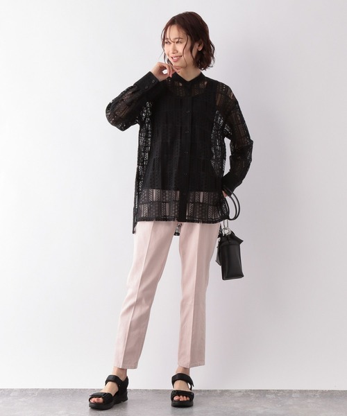 あページ GLOBAL WORK（グローバルワーク）の「スクエアレースシャツ長袖