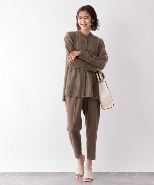 GLOBAL WORK（グローバルワーク）の「スクエアレースシャツ長袖