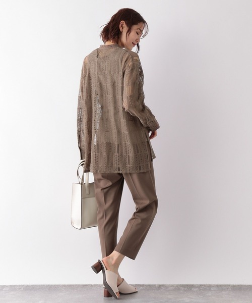 GLOBAL WORK（グローバルワーク）の「スクエアレースシャツ長袖