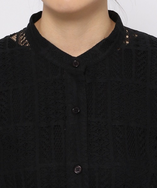 GLOBAL WORK（グローバルワーク）の「スクエアレースシャツ長袖