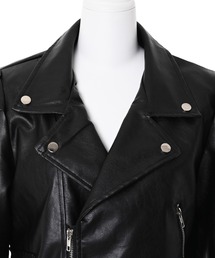 Narcissus - 美品　Narcissus ナルシスJAPAN  エコファー ジャケット  黒 美品 Narcissus ナルシスJAPAN エコファー ジャケット 黒