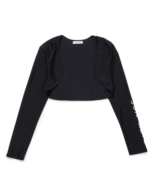 JUN&ROPE'（ジュンアンドロペ）の「【UV】【吸汗速乾】UVアウター長袖ボレロ（カーディガン/ボレロ・レディース・ホワイト/ブラック/ネイビー・FREE）」の3枚目の写真