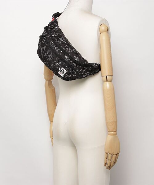 CHUMS(チャムス)の「CHUMS/チャムス リサイクルスモールウエストポーチ CH60-3214(ボディバッグ/ウエストポーチ・メンズ・ブラック/ブラック×イエロー/ブラウン/ベージュ系その他・FREE)」の10枚目の写真