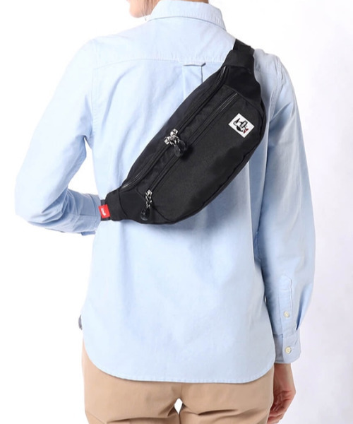 CHUMS(チャムス)の「CHUMS/チャムス リサイクルスモールウエストポーチ CH60-3214(ボディバッグ/ウエストポーチ・メンズ・ブラック/ブラック×イエロー/ブラウン/ベージュ系その他・FREE)」の1枚目の写真