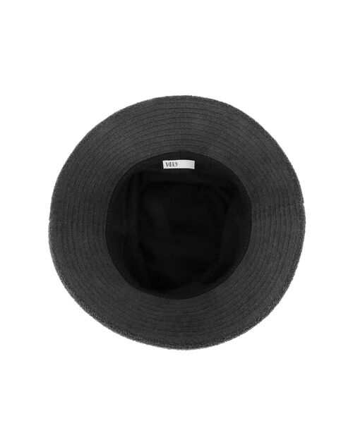 GYDA（ジェイダ）の「GGパイルバケットHAT（その他雑貨・レディース・チャコールグレー/オフホワイト・FREE）」の7枚目の写真