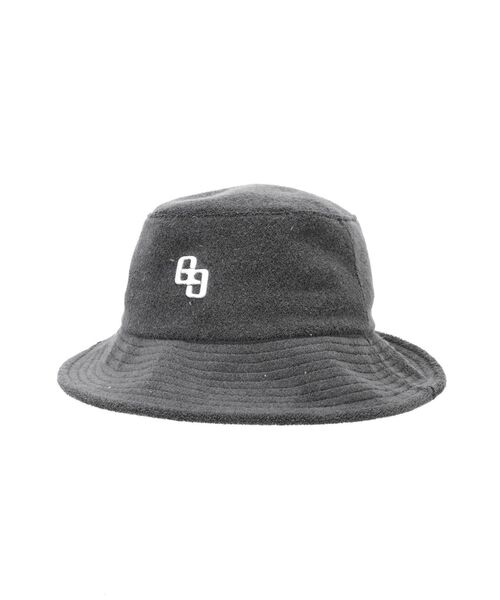 GYDA（ジェイダ）の「GGパイルバケットHAT（その他雑貨・レディース・チャコールグレー/オフホワイト・FREE）」の4枚目の写真