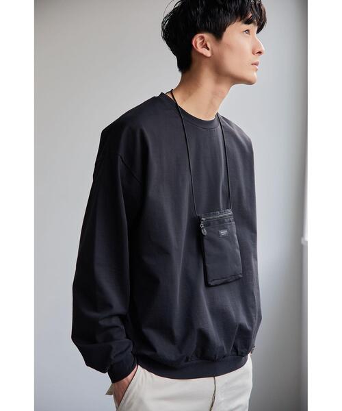 STANDARD SUPPLY（スタンダードサプライ）の「【別注】＜STANDARD SUPPLY×green label relaxing＞スリングパースM（ショルダーバッグ・メンズ・ブラック/ベージュ/ダークグレー/オリーブ・FREE）」の5枚目の写真