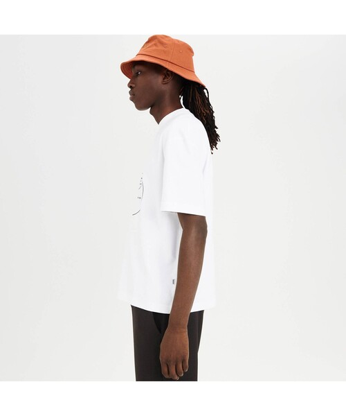 AIGLE（エーグル）の「オーガニックコットン リラックスシルエットTシャツ（VENDIAGRAM）（Tシャツ/カットソー・メンズ・ホワイト/グリーン・M/L）」の5枚目の写真