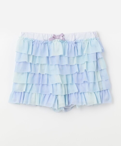 ANY（エニィ）の「フリル天竺ショートパンツ（その他パンツ・キッズ・アイボリー系/ネイビー系/サックスブルー系8/ライラック系8・90/100/110/120/130）」の3枚目の写真