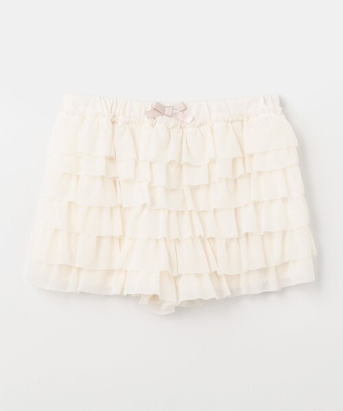 ANY（エニィ）の「フリル天竺ショートパンツ（その他パンツ・キッズ・アイボリー系/ネイビー系/サックスブルー系8/ライラック系8・90/100/110/120/130）」の11枚目の写真