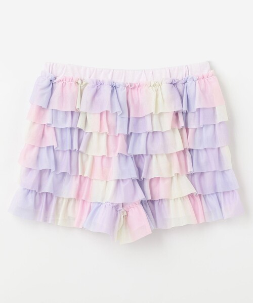 ANY（エニィ）の「フリル天竺ショートパンツ（その他パンツ・キッズ・アイボリー系/ネイビー系/サックスブルー系8/ライラック系8・90/100/110/120/130）」の14枚目の写真