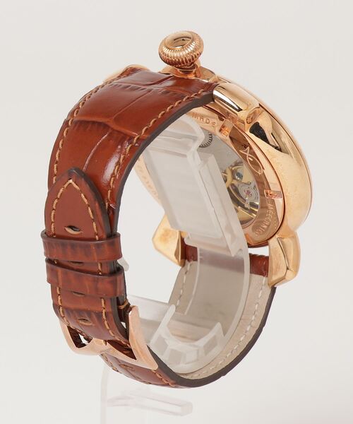 GaGa MILANO(ガガミラノ)の「GaGa MILANO/ガガミラノ MANUALE48MM 腕時計 501101S-BRW メンズ(アナログ腕時計・メンズ・ブラウン・FREE)」の3枚目の写真