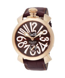 GaGa MILANO/ガガミラノ MANUALE48MM 腕時計 501101S-BRW メンズ