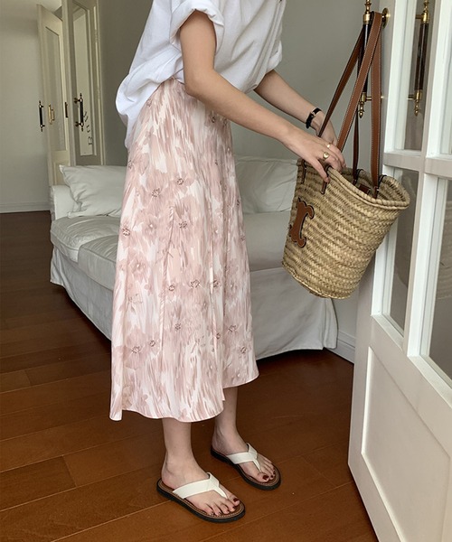 aimoha(アイモハ)の「Art花柄スカート(スカート・レディース・ピンク/ブルー・SMALL/MEDIUM/LARGE)」の22枚目の写真