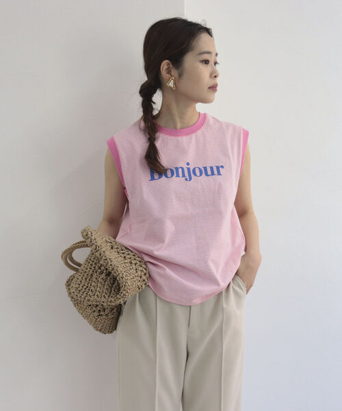 fredy emue(フレディエミュ)の「ペーパーMIX丸手バッグ(かごバッグ・レディース・ブラック/ベージュ・FREE)」の16枚目の写真