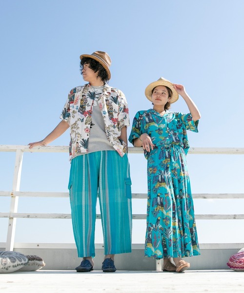 チャイハネ(チャイハネ)の「【チャイハネ】フリダノティアードスカート(スカート・レディース・オフホワイト/カーキ/ターコイズブルー・FREE)」の13枚目の写真