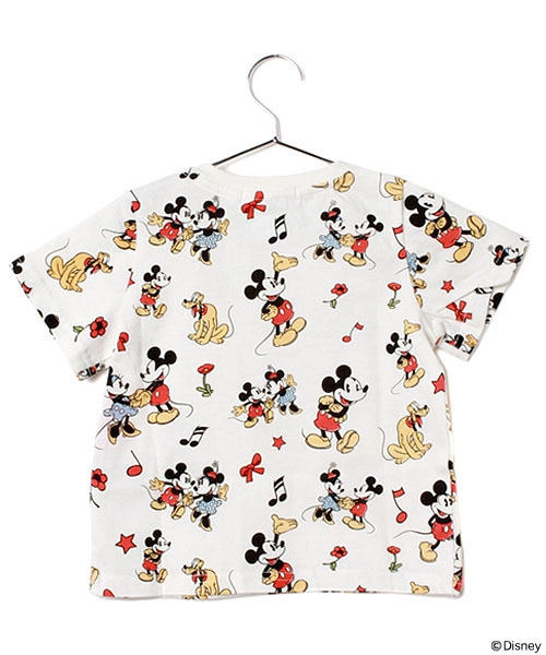 B:MING by BEAMS（ビーミングバイビームス）の「Disney｜ビーミング ライフストア / 総柄プリントTシャツ（Tシャツ/カットソー・キッズ・ホワイト・140/110/130/100/120/150/80/90）」の4枚目の写真