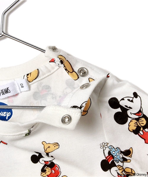 B:MING by BEAMS（ビーミングバイビームス）の「Disney｜ビーミング ライフストア / 総柄プリントTシャツ（Tシャツ/カットソー・キッズ・ホワイト・140/110/130/100/120/150/80/90）」の5枚目の写真